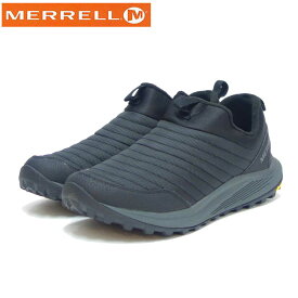 【スーパーSALE 30%OFF】 MERRELL メレル ノバ 3 サーモ モック（メンズ） m067733 ブラック ウォーキング 滑り止め 高機能ビブラムソール 新感覚コンフォートスニーカー 「靴」