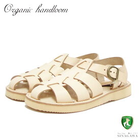 オーガニックハンドルーム Organic Handloom GURKHA 002011 ナチュラル グルカサンダル 日本製 天然皮革 ヌメ革「靴」