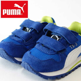 PUMA プーマ 357313 TX-3 V キッズ カラー：puma royal-white 「靴」子供「靴」