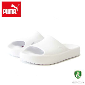 【スーパーSALE 30%OFF】 プーマ PUMA シブイキャット 38529601 ホワイト （ユニセックス） スライドサンダル ビーチ オフィス ガーデニング レディース メンズ「靴」