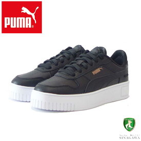 【スーパーSALE 20%OFF】 プーマ PUMA キャリーナ ストリート スニーカー 38939002 ブラック （レディース）スムースレザー 厚底 ローカット シューズ「靴」