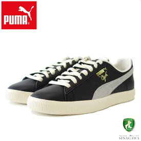 【スーパーSALE 30%OFF】 プーマ PUMA クライド ベース 39009102 ブラック PUMA Black-Frosted Ivory-Puma Team Gold（メンズ）天然皮革 ローカット スニーカー「靴」