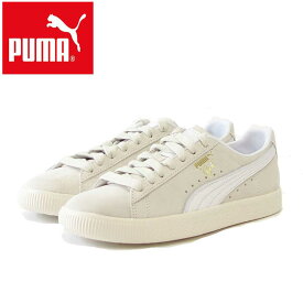 【スーパーSALE 30%OFF】 プーマ PUMA クライド PRM 39113401 frosted ivory - puma white（ユニセックス）スエードレザー ローカット スニーカー「靴」