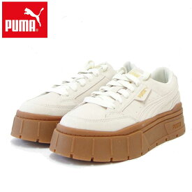 プーマ PUMA メイズ スタック ソフト ウィンター ウィメンズ 39306501 Warm White （レディース）スエードレザー 厚底 ローカット シューズ「靴」