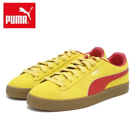 プーマ PUMA スウェード テラス 39645103 Pele Yellow-Club Red（メンズ）スエードレザー ローカット スニーカー ウォーキング「靴」