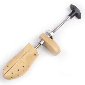 パーフェクトストレッチャー（木製タイプ） カカト部分のついた皮革靴用伸張器（幅伸ばし） R&D社