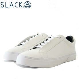 スラック SLACK SL 1518 102（ユニセックス）LIBERIO（リベリオ） カラー：WHITE / WHITE 人工皮革 ローカットスニーカー バルカナイズ製法 「靴」