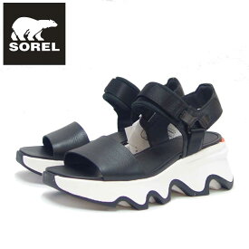 ソレル SOREL NL 4962（レディース） キネティックインパクトワイストラップハイサンダル：ブラック (010) 天然皮革 アンクルストラップ サンダル「靴」