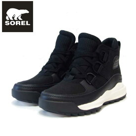 ソレル SOREL NL 5049（レディース） アウトアンドアバウト リミックス チャッカ ウォータープルーフ：ブラック (010) 防水ブーツ スニーカー 全天候型 ショートブーツ 「靴」