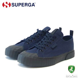 スペルガ SUPERGA 2630-STRIPE WEBBING（ユニセックス）ネイビー／ブラック (3s5125gwaow) ナチュラル キャンバス スニーカー ミリタリー メンズ シューズ 「靴」