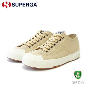 スペルガ SUPERGA 2390-MILITARY 7 EYELETS（メンズ）ベージュ (3s7112xwahk) ナチュラル キャンバススニーカー ミリタリー 「靴」