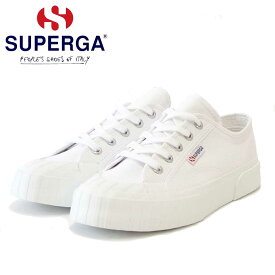 スペルガ SUPERGA 2630 STRIPE（ユニセックス）ホワイト (4s00grt0901) ナチュラル キャンバス スニーカー ミリタリー 「靴」