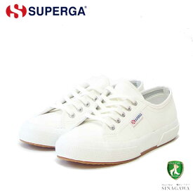 スペルガ SUPERGA 2750-TUMBLED LEATHER（ユニセックス）ホワイト (1s009vho900) タンブルドレザー 風合いの良い天然皮革スニーカー レディース メンズ 「靴」