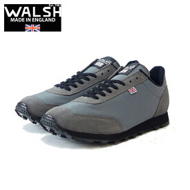 WALSH ウォルシュ TOR24464（ユニセックス） TORNADO-T XV2 カラー：グレー（英国製） スエード＆ポリエステルのランニングスニーカー 「靴」