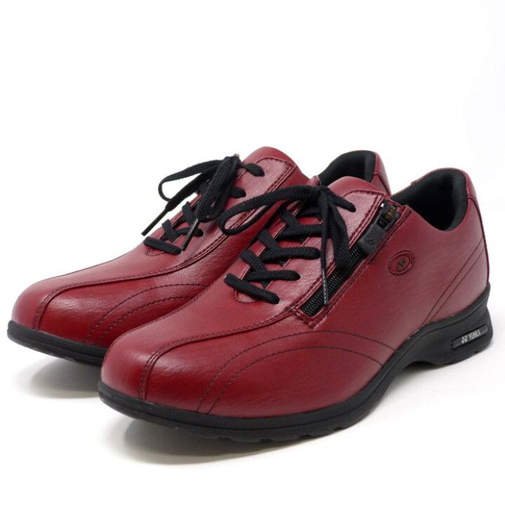 楽天市場 Yonex ヨネックス ウォーキングシューズ パワークッションlc30w ロック式ファスナー 幅広 ゆったり 4 5e 靴 レディース 婦人靴 ダークレッド サンテングヤ オンラインショップ