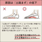 【公式】【あす楽】【サイズ交換可】【インソールプロメンズ扁平足対策】【3,240円以上で送料無料!】男性用扁平足偏平足衝撃吸収疲れ土踏まずペタンコ足インソール中敷き日本製