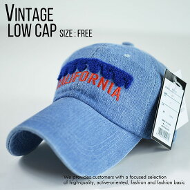 ローキャップ メンズ レディース 帽子 ビンテージ Vintage ミリタリー シンプル こなれ感 820-46 8-7 ブリーチ プレゼント ギフト
