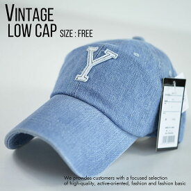 ローキャップ メンズ レディース 帽子 ビンテージ Vintage ミリタリー シンプル こなれ感 820-46 8-5 Yブリーチ プレゼント ギフト
