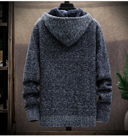 【裏ボアで暖か】パーカー ジャケット メンズ 7988029 着る毛布 杢カラー 裏ボア フリース セーター 送料無料