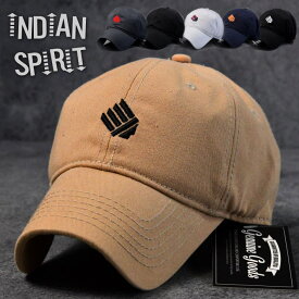 【INDIAN刺繍】INDIAN キャップ ローキャップ 帽子 メンズ レディース 野球帽 ★REV 7988121 インディアン キャンプ アウトドア アメカジ 送料無料