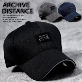 【ARCHIVE DISTANCE】キャップ 帽子 メンズ レディース フルキャップ ★REV 7988123 ワンポイント シンプル 野球帽 ゴルフ アウトドア キャンプ 送料無料