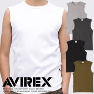 AVIREX ノースリーブ シャツ メンズ 正規品 DAILY NO SLEEVE SHIRT Y_U ★REVM NEK 7986966 ブランド お…