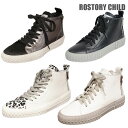 《ROSTORY CHILD　ロストリーチャイルド》3005おしゃれなハイカットレザースニーカーです