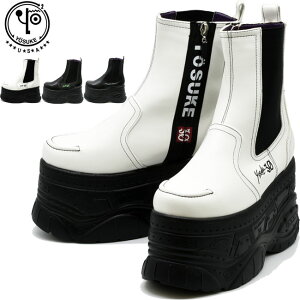 ヨースケ YOSUKE サイドゴアブーツ 厚底ブーツ 厚底スニーカー ハイソール スニーカーブーツ レディース 全3色 22.5cm-25cm 2601122(予約)は9月下旬〜の入荷です