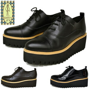 あしながおじさん 7210006 マニッシュシューズ 厚底 本革 レザー レディース 全2色 22.5cm-24.5cm 7210005(予約)は8月末〜の入荷です