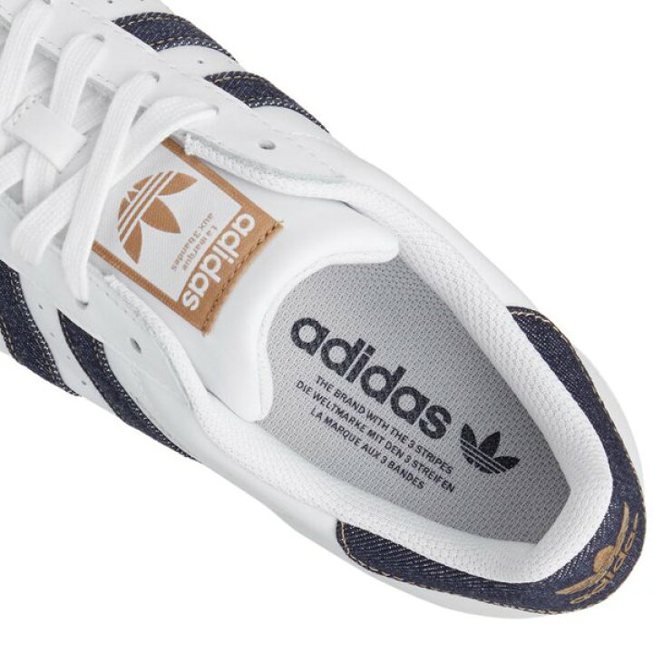 楽天市場 アディダス スーパースター Adidas Superstar フットウェアホワイト ネイビー ホワイト Gx5187 アディダスジャパン正規品 シューズナッツ