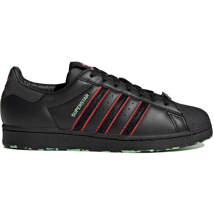 楽天市場 アディダス スーパースター Adidas Superstar コアブラック チェリー レッド グローリーミント Gw43 国内正規品 シューズナッツ
