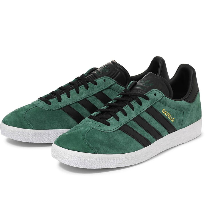 楽天市場 アディダス ガゼル Adidas Gazelle グリーン ブラック ゴールド 5487 日本国内正規品 シューズナッツ