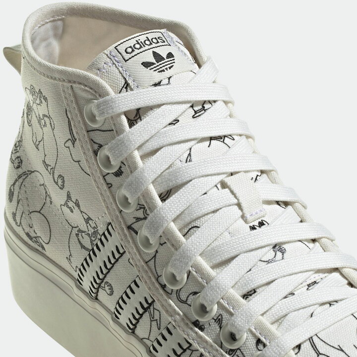 楽天市場】アディダス ニッツァ× ムーミン プラットフォーム ミッド  