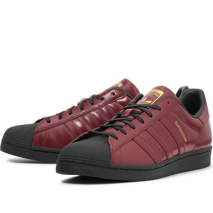 楽天市場】アディダス スーパースター adidas SUPERSTAR ワインレッド 
