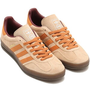 アディダス ガゼル インドア adidas GAZELLE INDOOR ワームサンドストーン/クラフトオークル/シャドーレッド JH5412