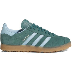 AfB_X K[ XpCNX St adidas W GAZELLE SPIKELESS GOLF Preloved Teal / Clear Sky / Gum JI4172