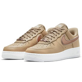 ナイキ エア フォース 1 '07 エッセンシャル NIKE W AIR FORCE 1 '07 ESS ヘンプ/ライトソフトピンク/ホワイト/ローズゴールド DD1523-200 ナイキジャパン正規品