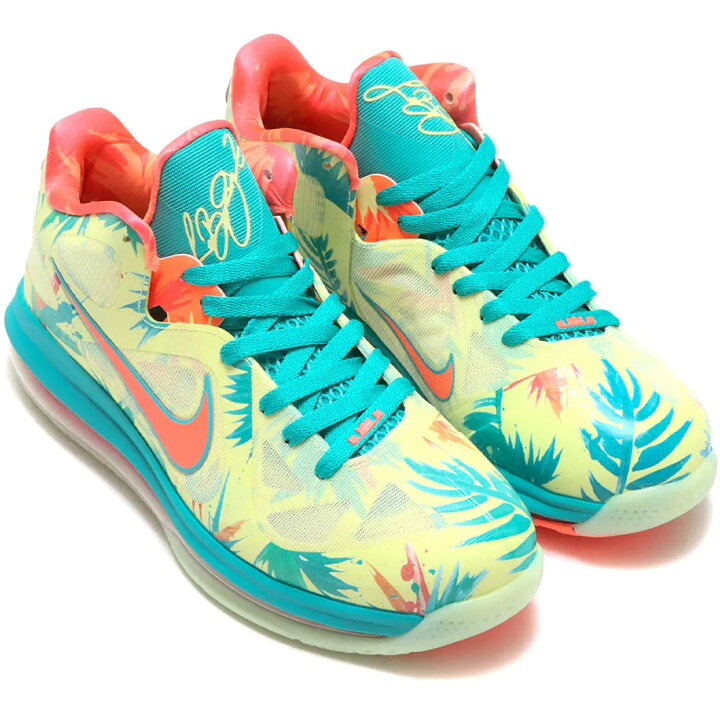楽天市場】ナイキ レブロン 9 ロー NIKE LEBRON 9 LOW ホワイトライム 