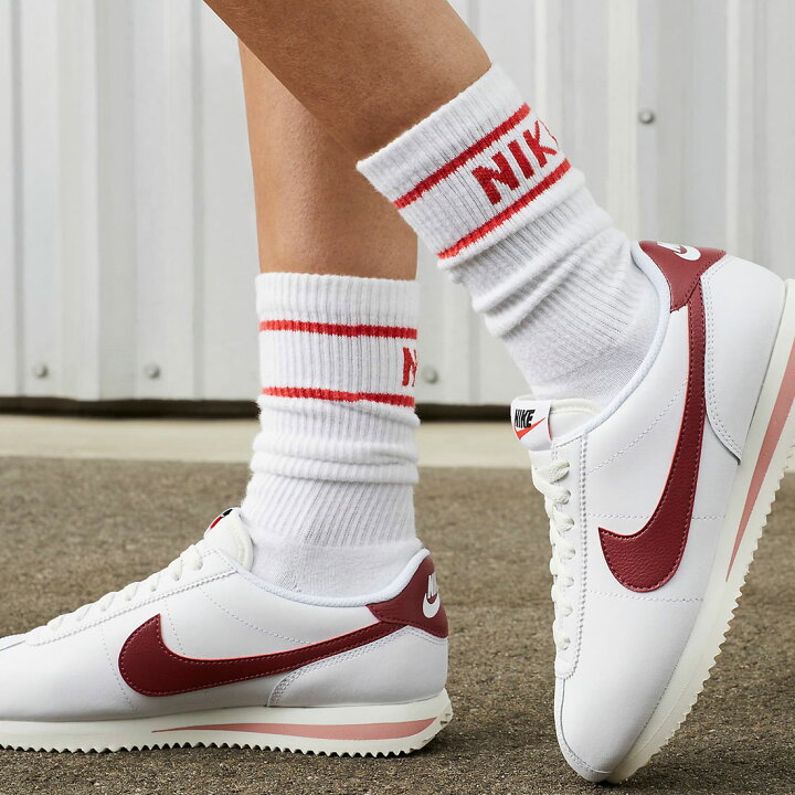 楽天市場】ナイキ コルテッツ NIKE W Cortez ホワイト/レブ 