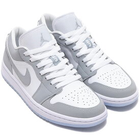 ナイキ エア ジョーダン 1 ロー NIKE W AIR JORDAN 1 LOW ホワイト/アルミニウム/ウルフグレー DC0774-105