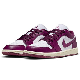 ナイキ エア ジョーダン 1 ロー NIKE W AIR JORDAN 1 LOW ホワイト/パープル DC0774-161