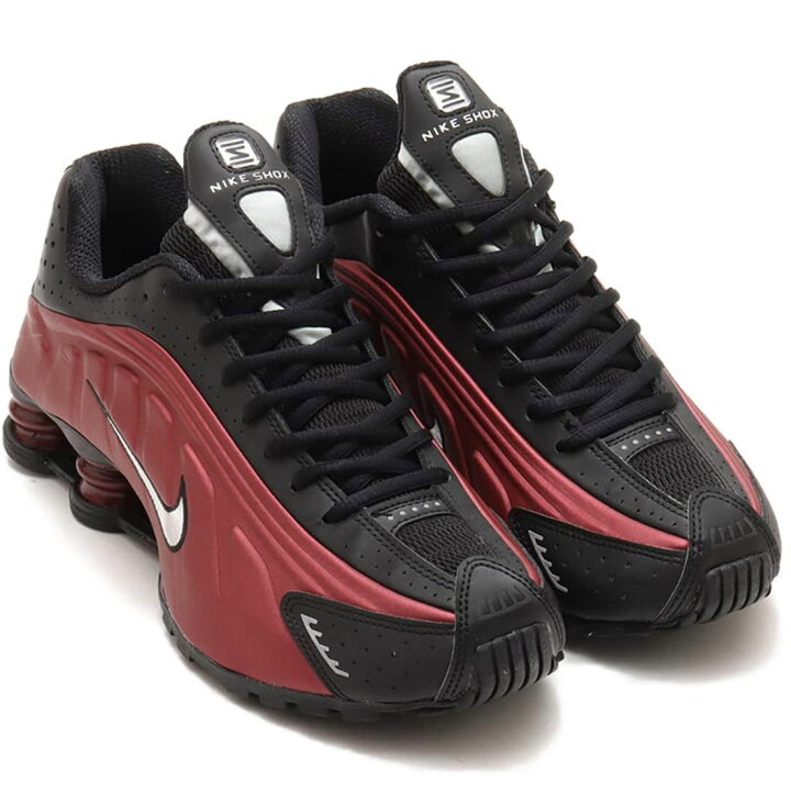 楽天市場】ナイキ ショックス R4 NIKE W SHOX R4 レッド/ブラック 
