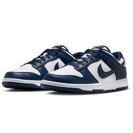 ナイキ ダンク ロー レトロ NIKE DUNK LOW RETRO ホワイト/ホワイト/ミッドナイトネイビー HF5441-107