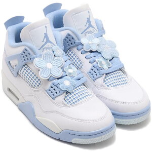 ナイキ エア ジョーダン 4 レトロ NIKE W AIR JORDAN 4 RETRO "Aluminum" ホワイト/ブルーティント/オイルグリーン/アルミニウム HV0823-100