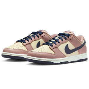 ナイキ ダンク ロー SE NIKE W DUNK LOW SE ピンク/ミッドナイトネイビー/ベージュ HQ7487-600