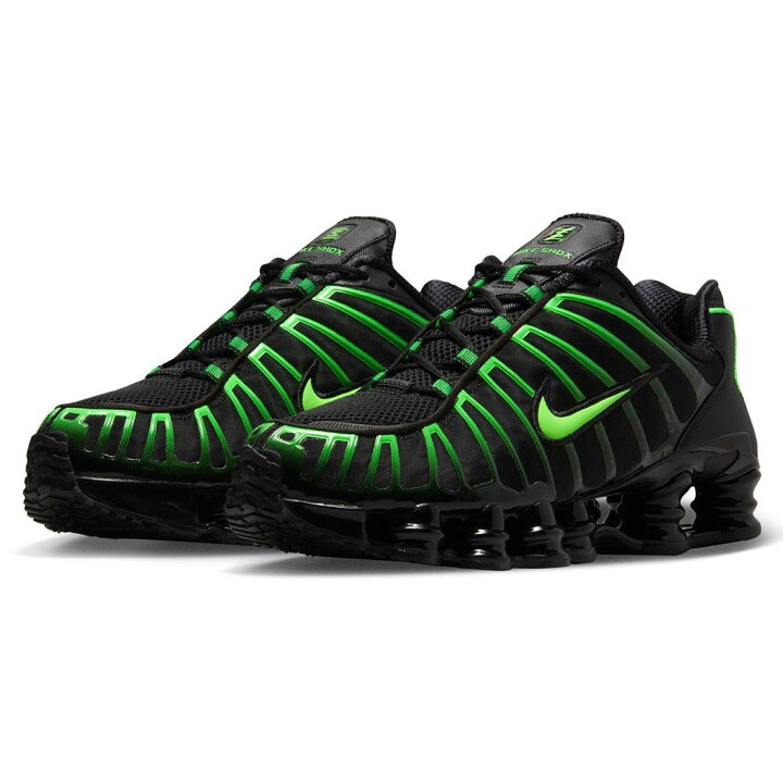 楽天市場】ナイキ ショックス TL NIKE SHOX TL ブラック/グリーン 