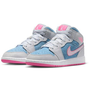 iCL GA W[_ 1 ~bh SE GS NIKE J AIR JORDAN 1 MID SE GS RoguX/zCg/sNO[ HQ1999-400