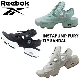 リーボック reebok インスタポンプフューリーサンダル ジップ INTAPUMP FURY SANDAL ZIP 全3色 074695 ミントグリーン / 074873 ベージュ / 202019 ブラック レディース 厚底ヒール 軽量 スリッポン 【レディース】