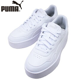 プーマ レディース 靴 運動靴 スニーカー シューズ ウィメンズ 厚底 ローカット コート ラリー スカイ 400368-01 ホワイト シンプル カジュアル PUMA Court Lally Skye 通勤 通学 新生活 ギフト プレゼント 【レディース】