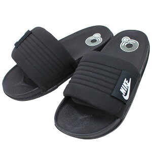 �i�C�L �T���_�� �����Y NIKE DQ9624 001 �u���b�N �z���C�g �I�t�R�[�g�A�W���X�g�X���C�h �J�W���A�� �X�|�T�� �V���v�� �y�����Y�z